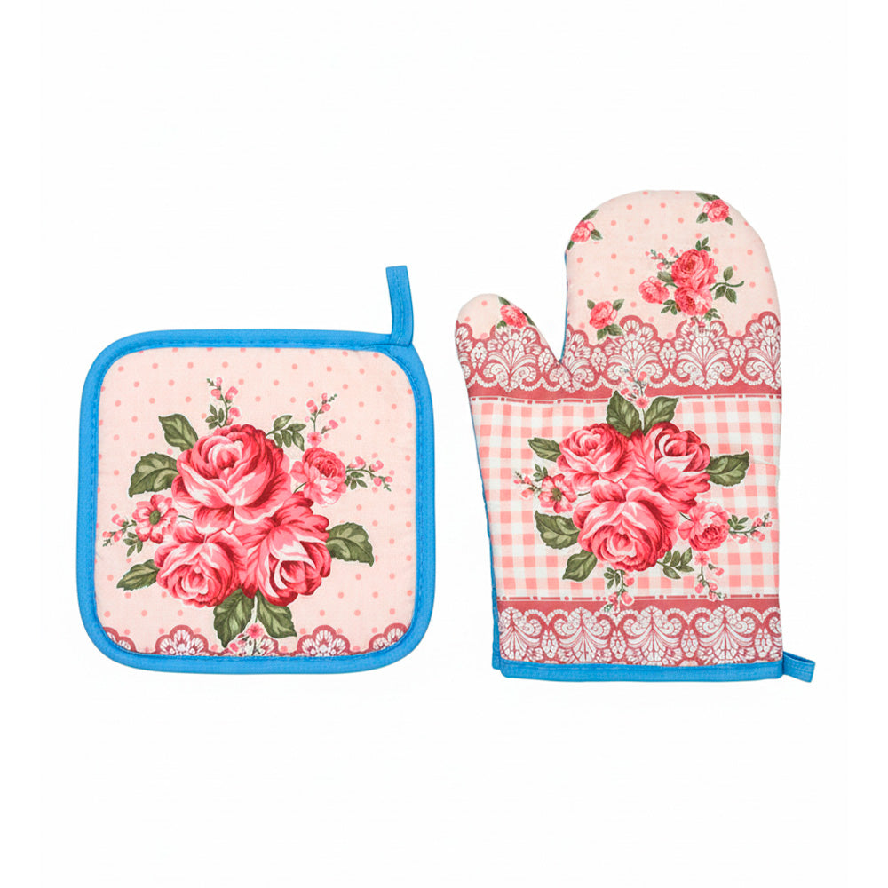 SET DE MANOPLA Y AGARRADERA DISEÑO VARIOS LH-4631