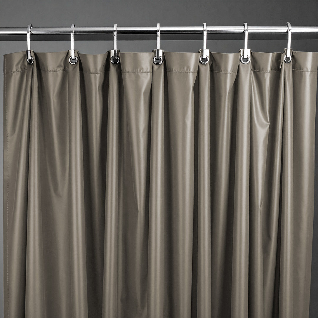 CORTINA DE BAÑO COLOR MARRON LH-4633