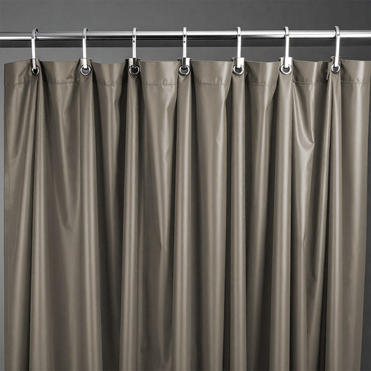 CORTINA DE BAÑO COLOR MARRON LH-4633