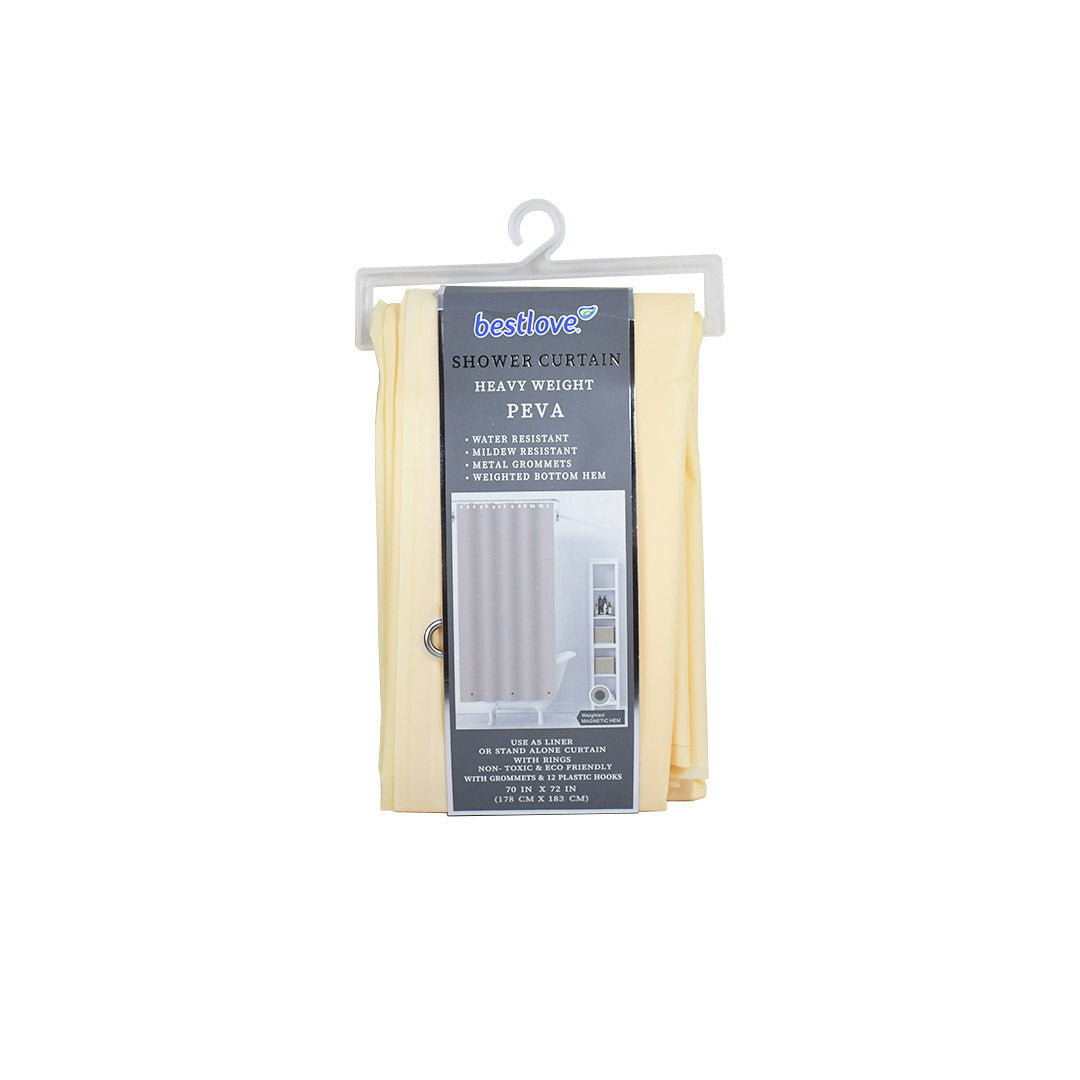 CORTINA DE BAÑO COLOR BEIGE LH-4635