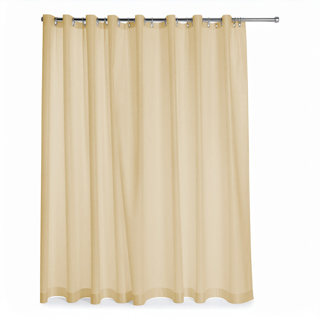 CORTINA DE BAÑO COLOR BEIGE LH-4635