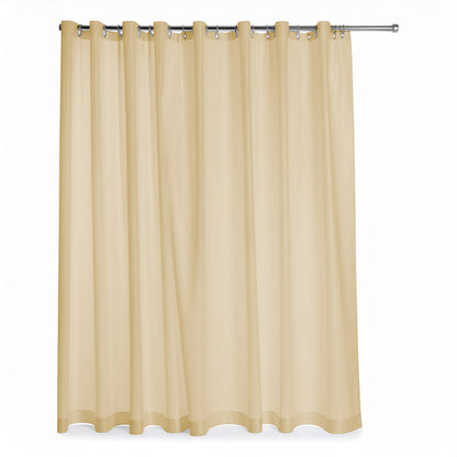 CORTINA DE BAÑO COLOR BEIGE LH-4635