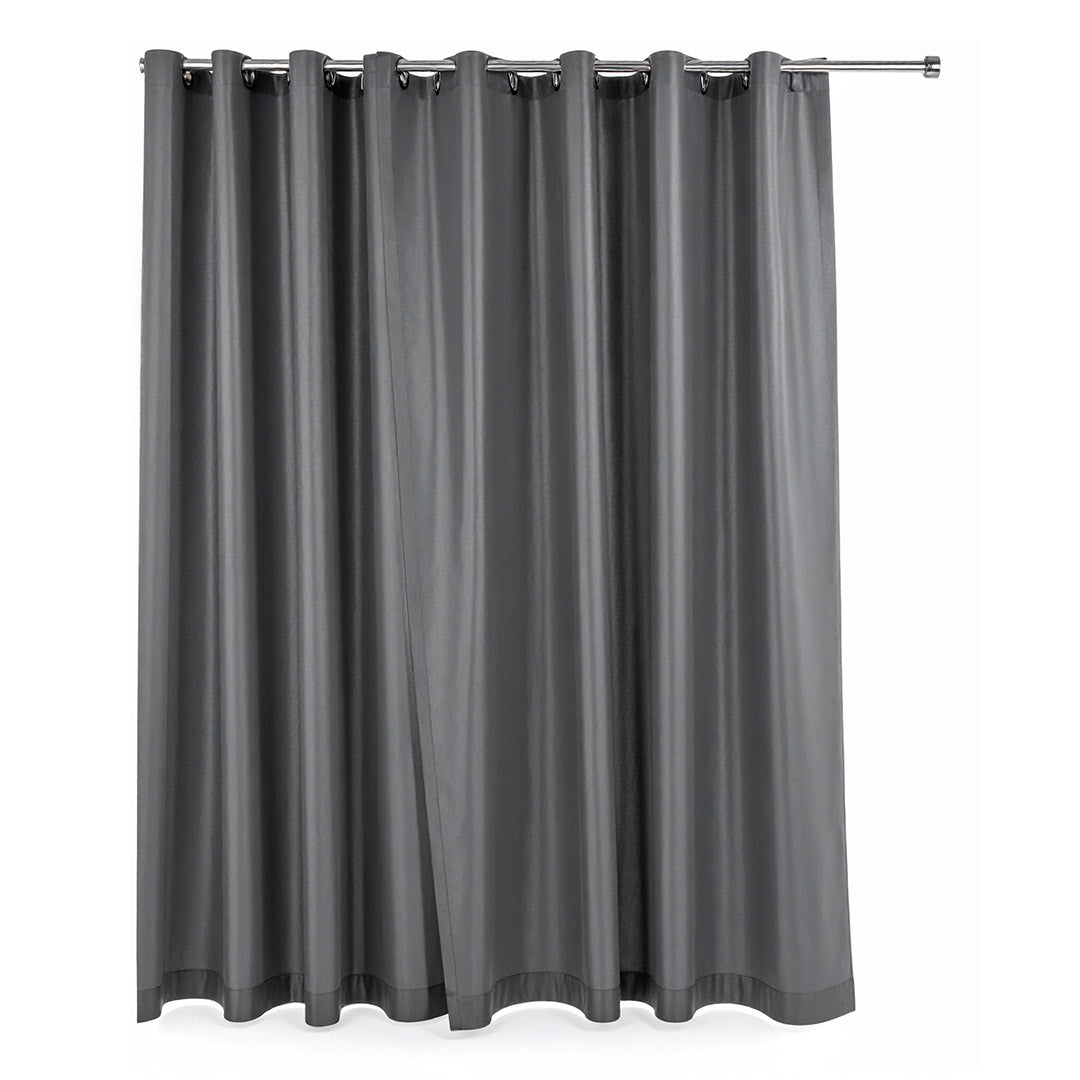 CORTINA DE BAÑO COLOR GRIS LH-4636