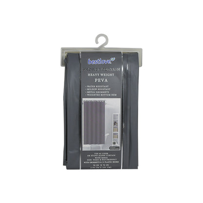 CORTINA DE BAÑO COLOR GRIS LH-4636