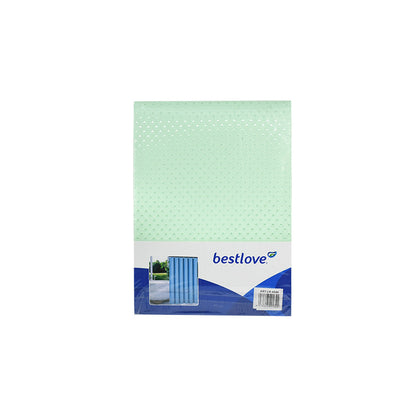CORTINA DE BAÑO 180X180CM VERDE LH-4640