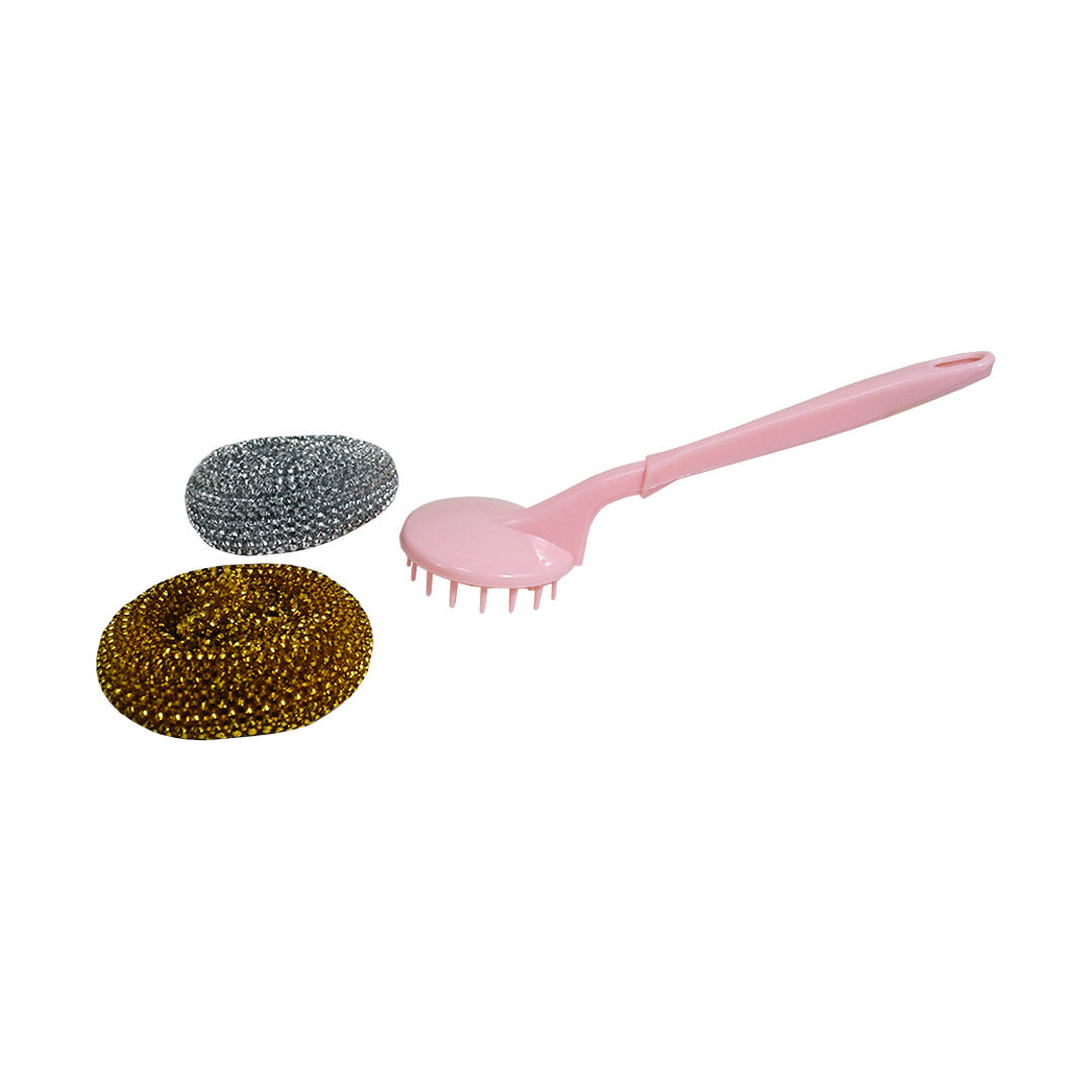 SET DE LIMPIEZA ESPONJA CEPILLO EN BOLSA LH-4644