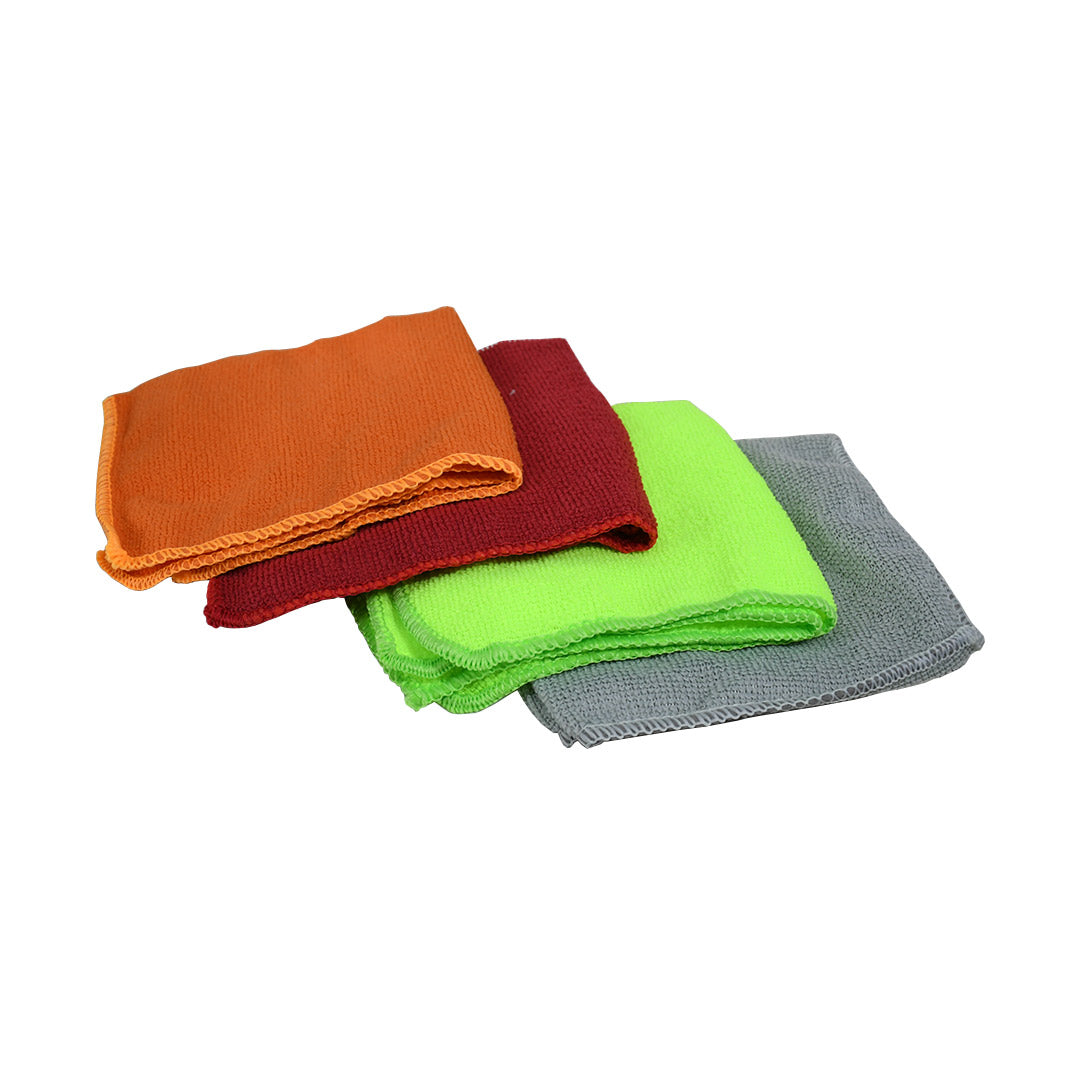 PAÑO MICROFIBRA 30X30CM 4 UNIDADES EN CAJA LH-4647