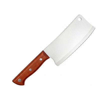 CUCHILLO DE CARNICERO MANGO MARRON LH-4663