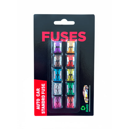 FUSIBLE PARA AUTOS 10 UNIDADES EN BLISTER LH-4565