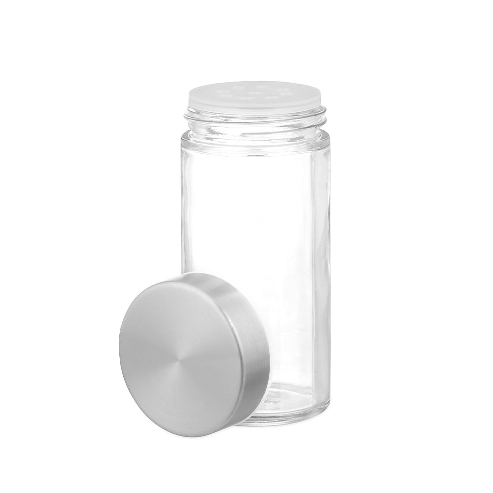 SET DE  CONDIMENTOS 8 PZ GIRATORIO PLATEADO LH4619