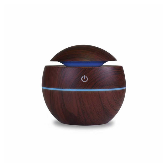 DIFUSOR HUMIDIFICADOR USB CON LUCES NOGAL LH-4668