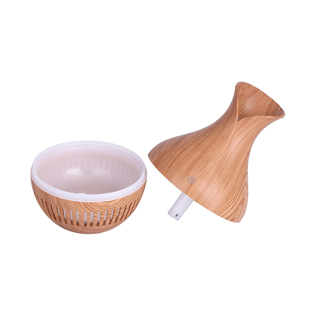 DIFUSOR HUMIDIFICADOR CON LUZ LED MADERA LH-4671