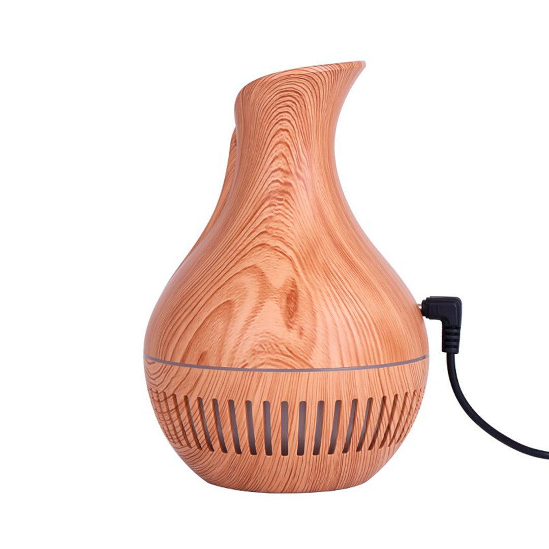 DIFUSOR HUMIDIFICADOR CON LUZ LED MADERA LH-4671