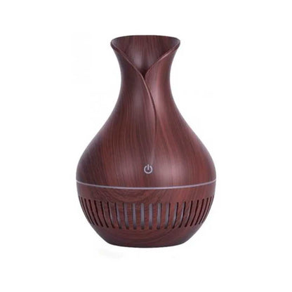DIFUSOR HUMIDIFICADOR CON LUZ LED MADERA LH-4672