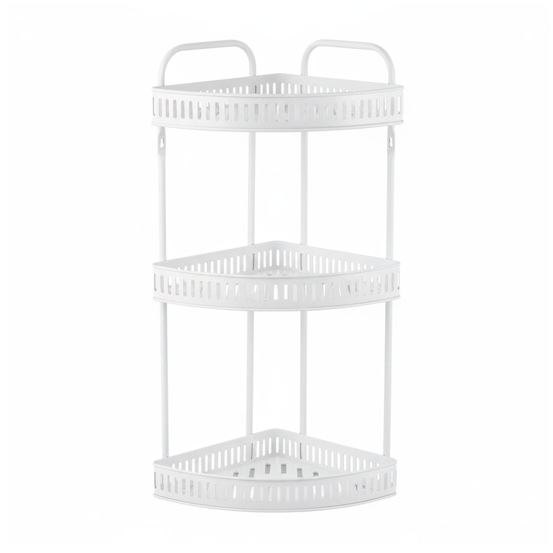 ESTANTE ESQUINERO DE 3 PISOS BLANCO LH-4750