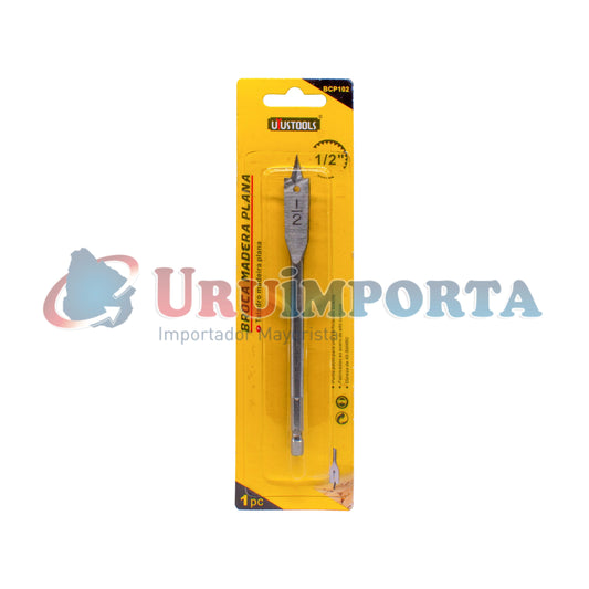 MECHA P/MADERA PLANA 1/2″ UYUSTOOLS BCP102