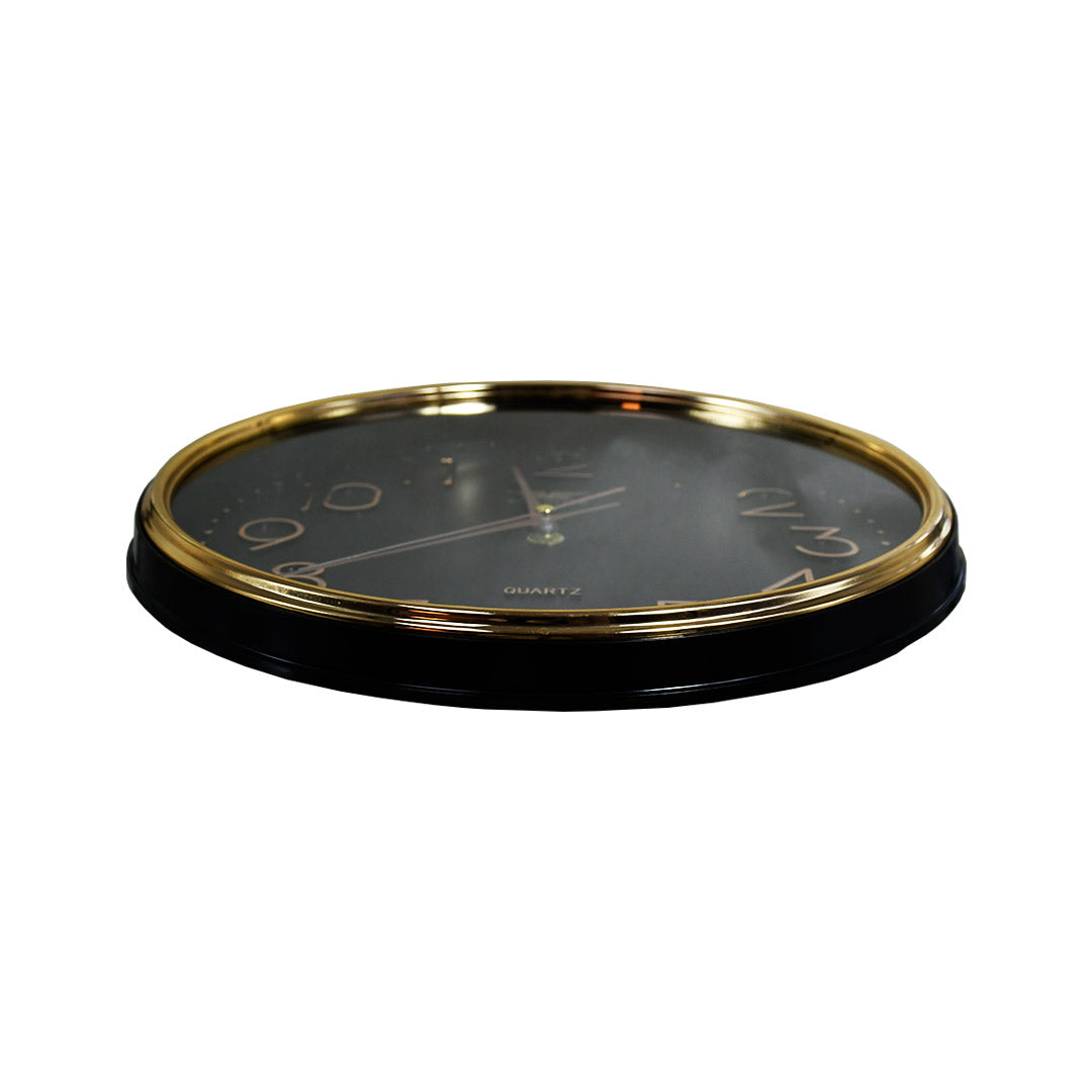 RELOJ REDONDO BORDE METALICO 30CM DIAMETRO LH-4844