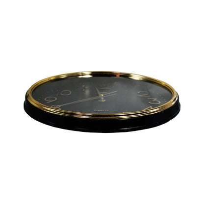 RELOJ REDONDO BORDE METALICO 30CM DIAMETRO LH-4844