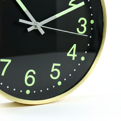 RELOJ REDONDO NUMEROS EN FLUORECENTE LH-4848