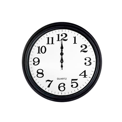 RELOJ REDONDO BORDE NEGRO DE 45CM LH-4849