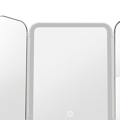 ESPEJO TRIPLE PLEGABLE C/LUZ RECARGABLE LH-4851