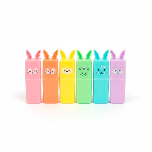 MARCADORES FLUORESCENTE PASTEL 6 U EN BOX LH-4429