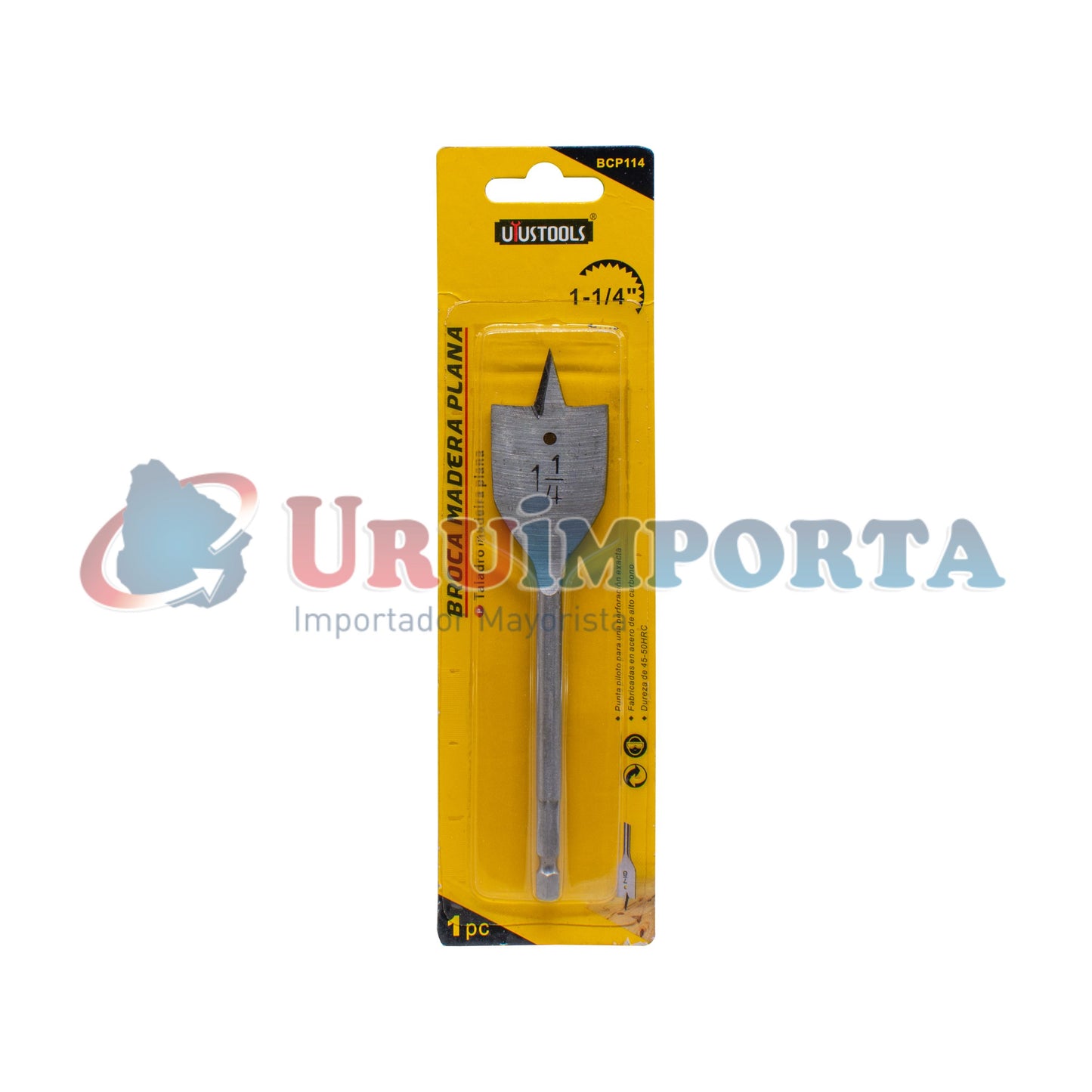 MECHA P/MADERA PLANA 1 1/4″ UYUSTOOLS BCP114