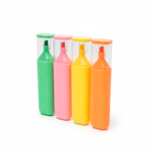 MARCADORES FLUO 4 U COLOR PASTEL EN BLISTER LH4439
