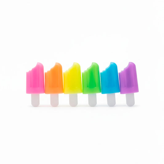 MARCADORES TIPO HELADOS 6 UNIDADES BLISTER LH-4441