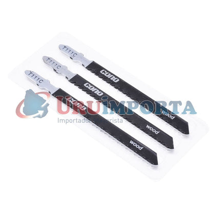 HOJA DE SIERRA CALADORA 3PZ MADERA T111C LH-1505