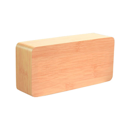 RELOJ DIGITAL BLOQUE DE MADERA LH-4649