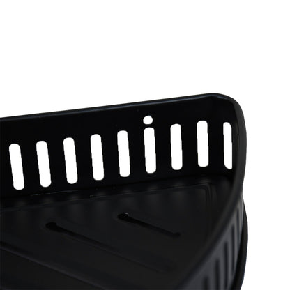 ESTANTE ESQUINERO DE 2 PISOS NEGRO LH-4753