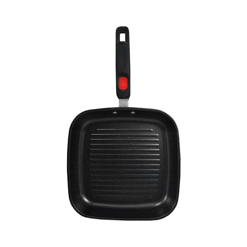 SARTEN CON GRILL RECTANGULAR DE 26CM LH-4772