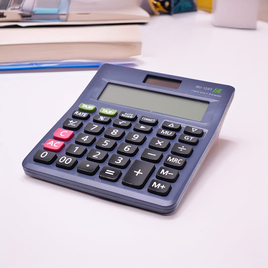 CALCULADORA SOLAR 12 DIGITOS MJ-120T-W LH-2678