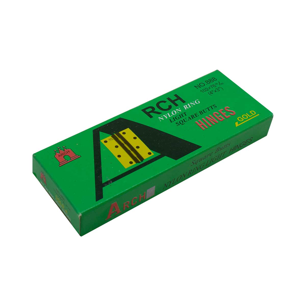 BISAGRA DE NYLON 4″ DORADA PAR LH-762