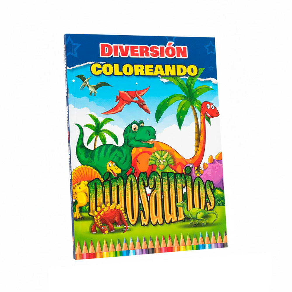 LIBRO PARA COLOREAR DINOSAURIOS LH-4501
