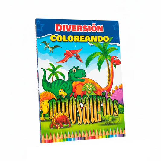 LIBRO PARA COLOREAR DINOSAURIOS LH-4501