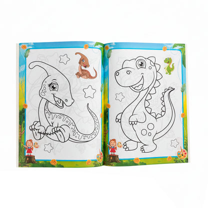 LIBRO PARA COLOREAR DINOSAURIOS LH-4501