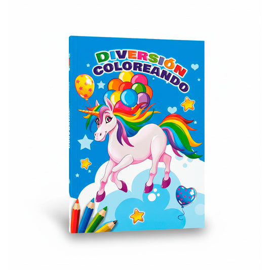 LIBRO PARA COLOREAR UNICORNIOS LH-4502