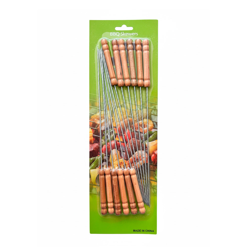 SET DE PINCHOS DE 30CM 12 UNID EN BLISTER LH-4604