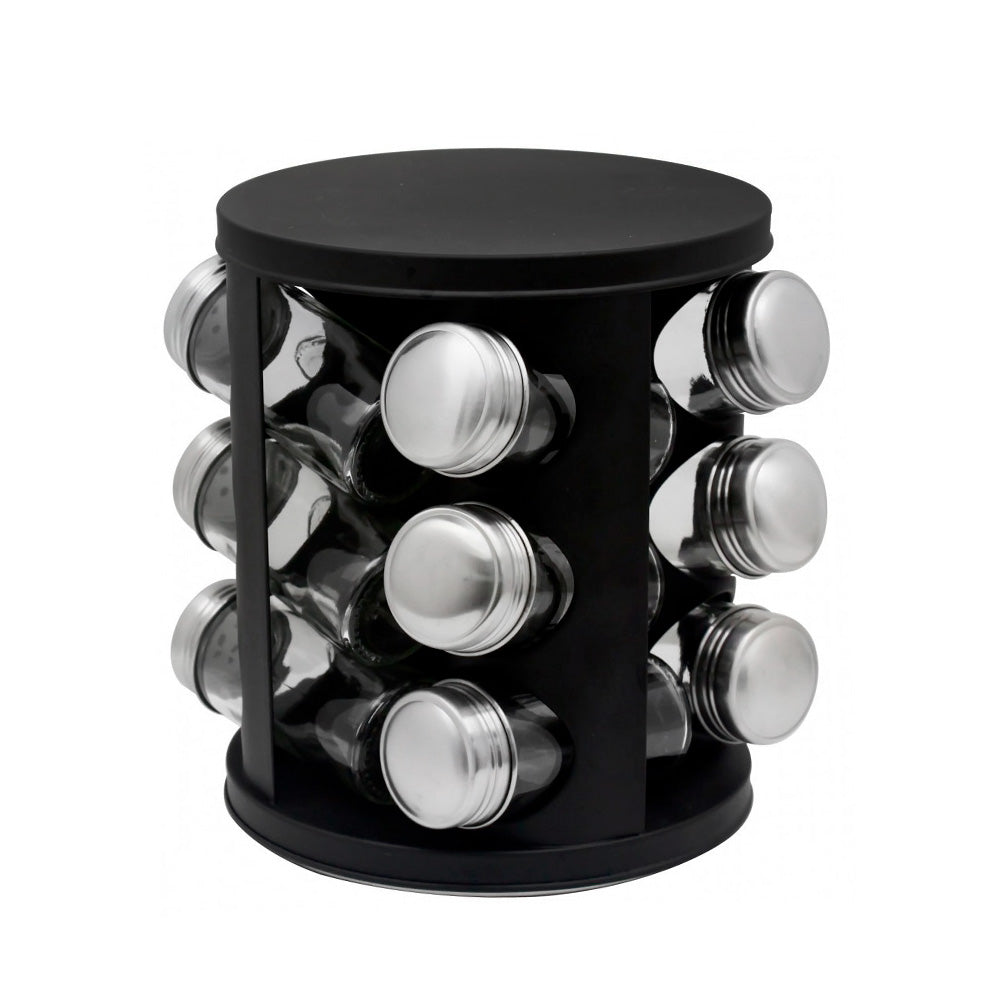 ESPECIERO 12 PZ GIRATORIO NEGRO LH-4616