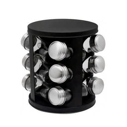 ESPECIERO 12 PZ GIRATORIO NEGRO LH-4616