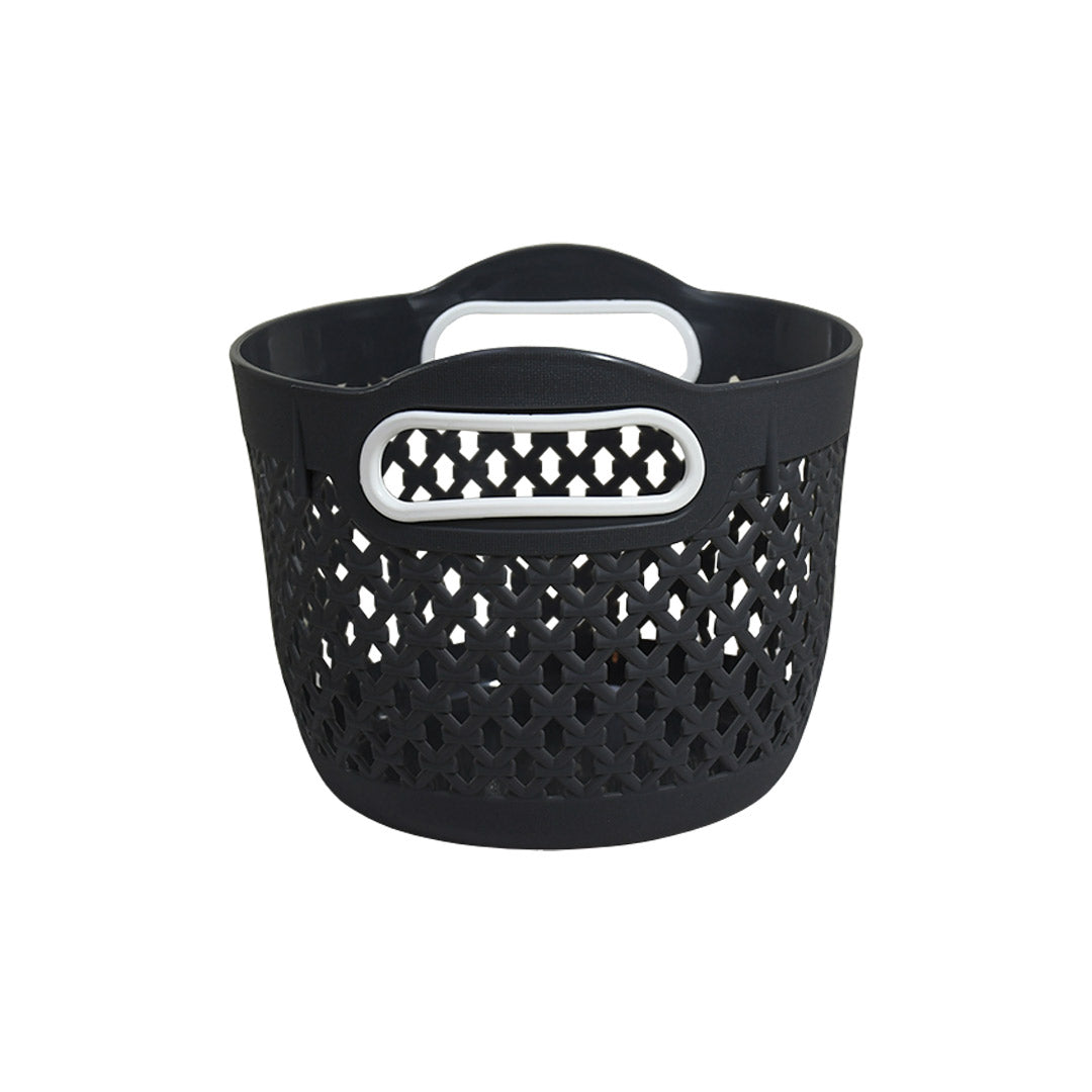 CESTO ORGANIZADOR REDONDO PLASTICO 18X13CM LH-4923