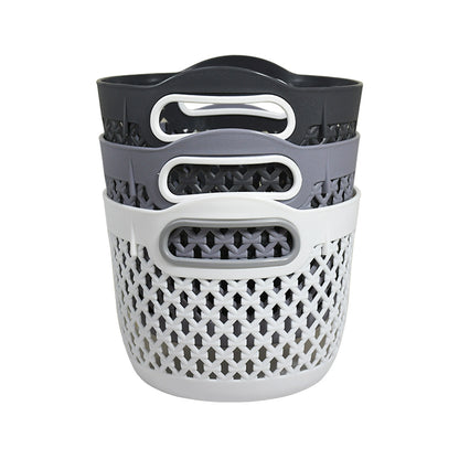 CESTO ORGANIZADOR REDONDO PLASTICO 18X13CM LH-4923