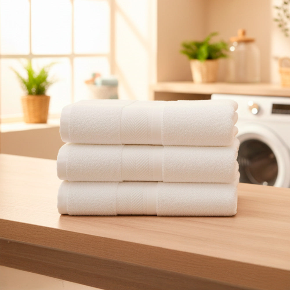 TOALLA DE MANO 50X100CM BLANCO LH-4934