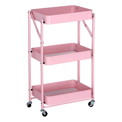 ORGANIZADOR 3 NIVELES PLEGABLE COLOR ROSADO LH4744