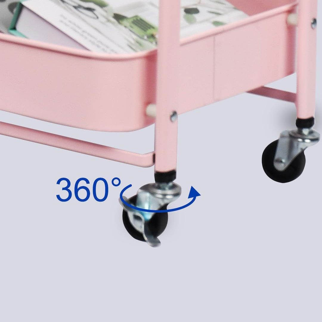 ORGANIZADOR 3 NIVELES PLEGABLE COLOR ROSADO LH4744