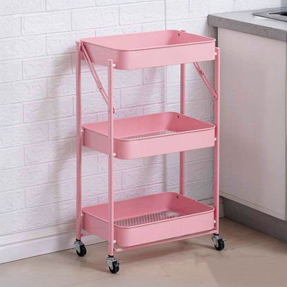 ORGANIZADOR 3 NIVELES PLEGABLE COLOR ROSADO LH4744