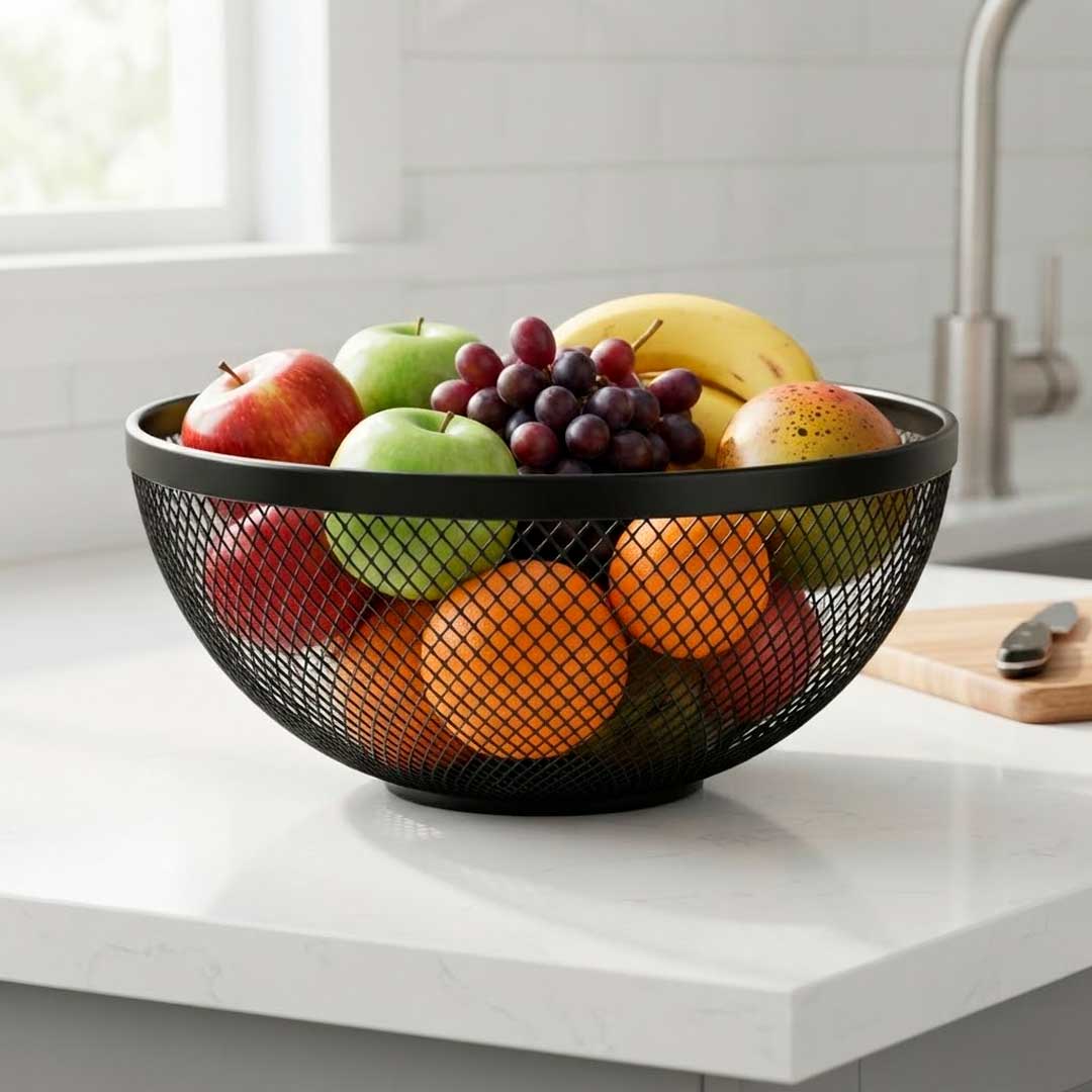 CANASTO PARA FRUTAS NEGRO LH-4756