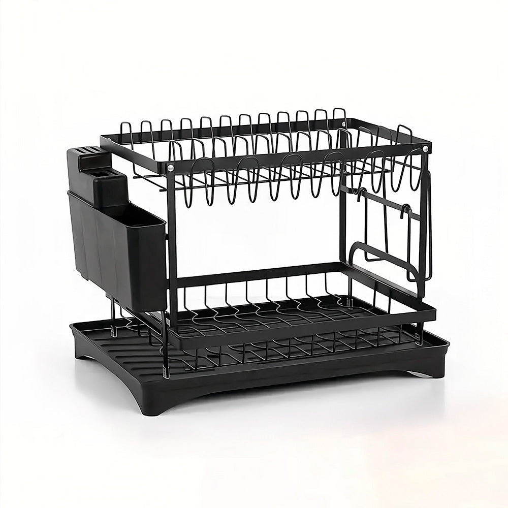 ESCURRIDOR 2 NIVELES NEGRO LH-4757
